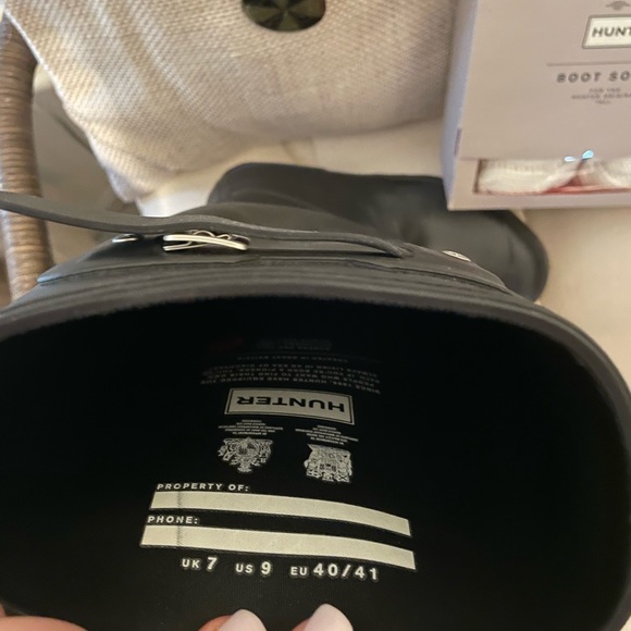 Black Hunter Boots size 9. - Picture 7 of 7